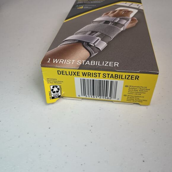 Twelve Futuro 3M Wrist Left Hand Deluxe Stabilizer Adjustable Firm Support Brace - Picture 4 of 8